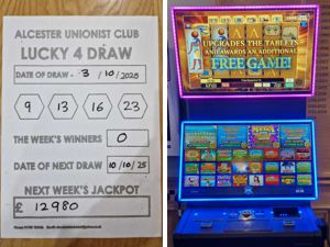 Lucky 4 Lotto Results and Fruit Machine