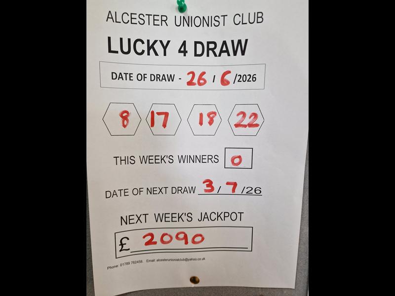 lotto lucky 4 26/06